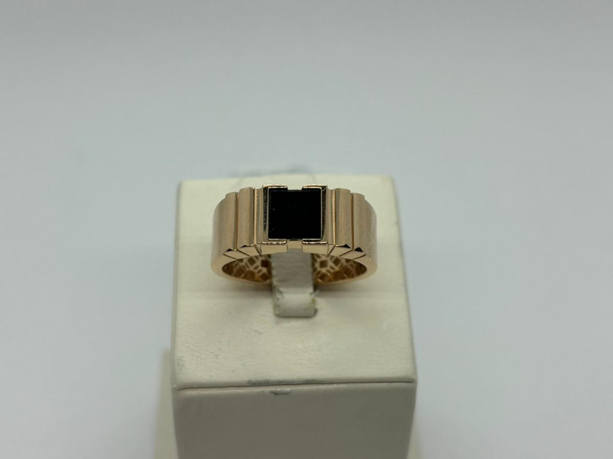 КОЛЬЦО ПЕЧАТКА с камнем (Au 585)