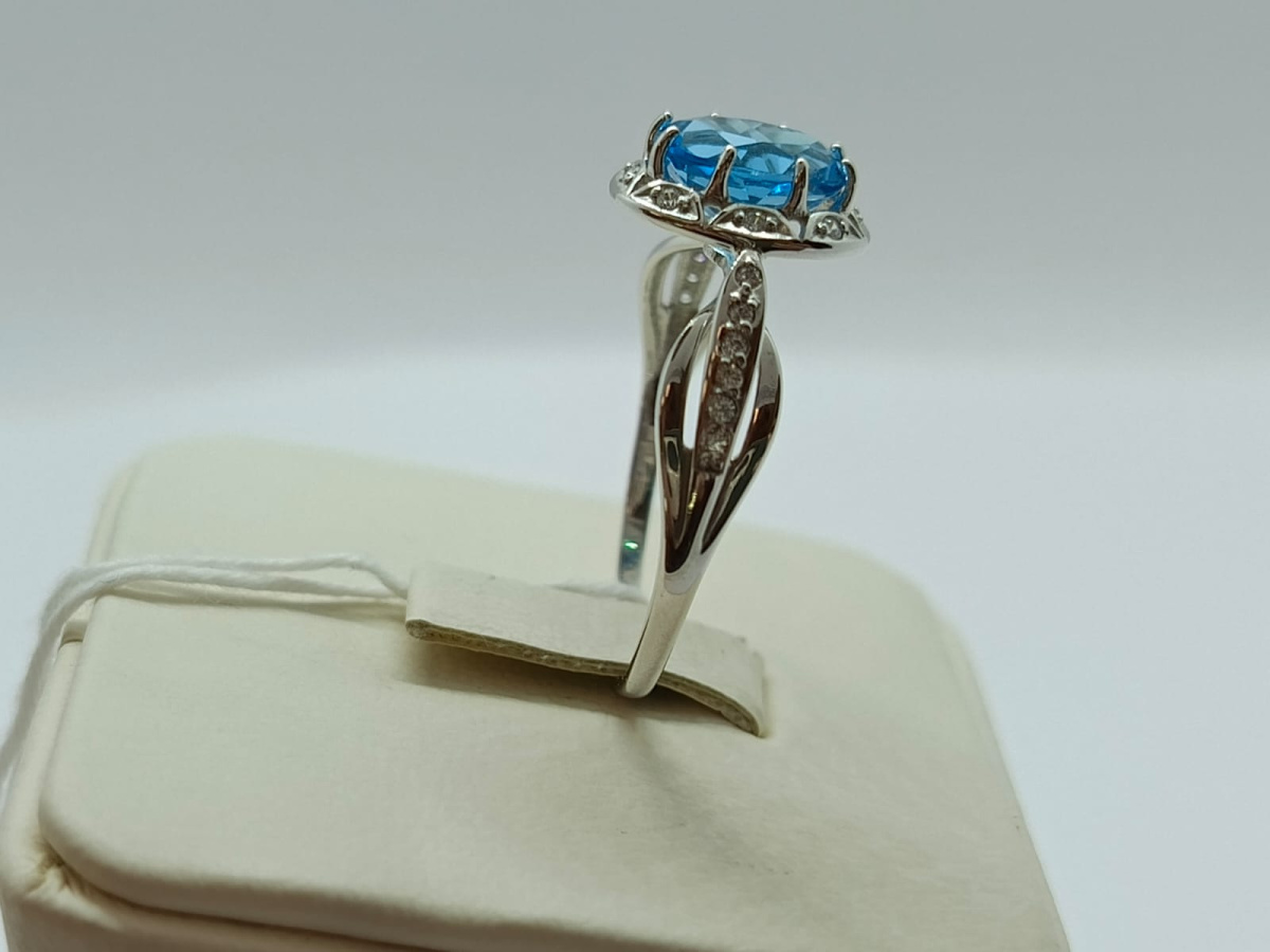 КОЛКМИ585 КОЛЬЦО С КАМНЯМИ (Au 585)