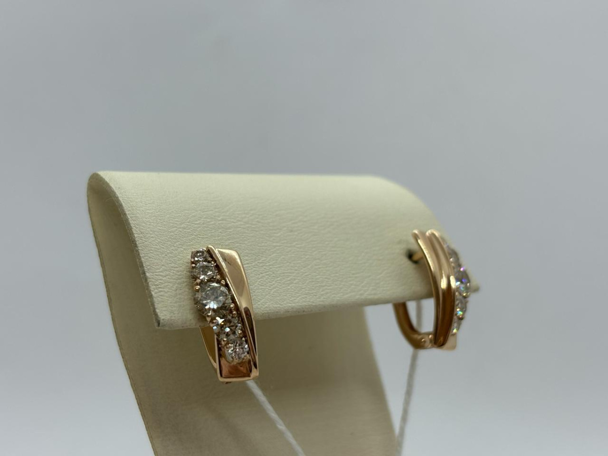 СЕРЬГИ БРИЛЛИАНТ (Au 585)