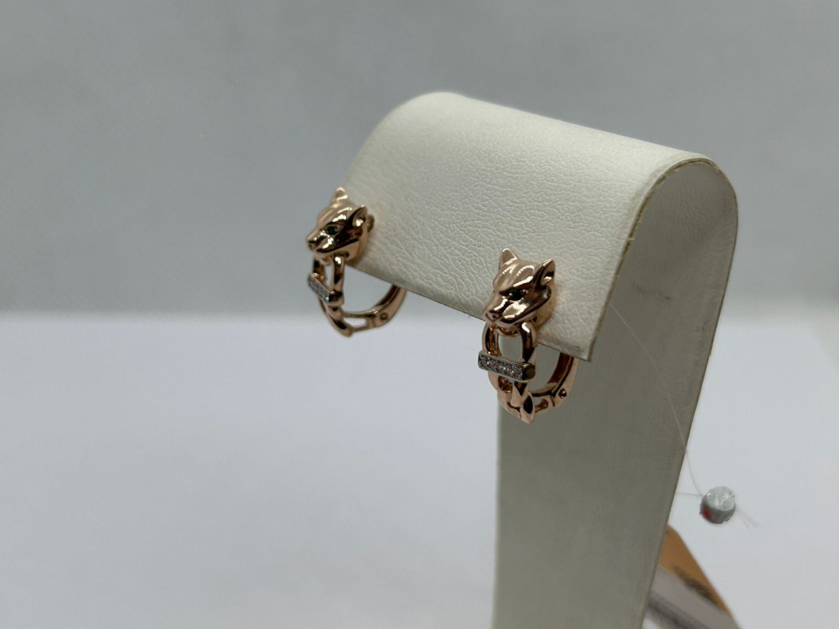 СЕРЬГИ С КАМНЯМИ (Au 585)