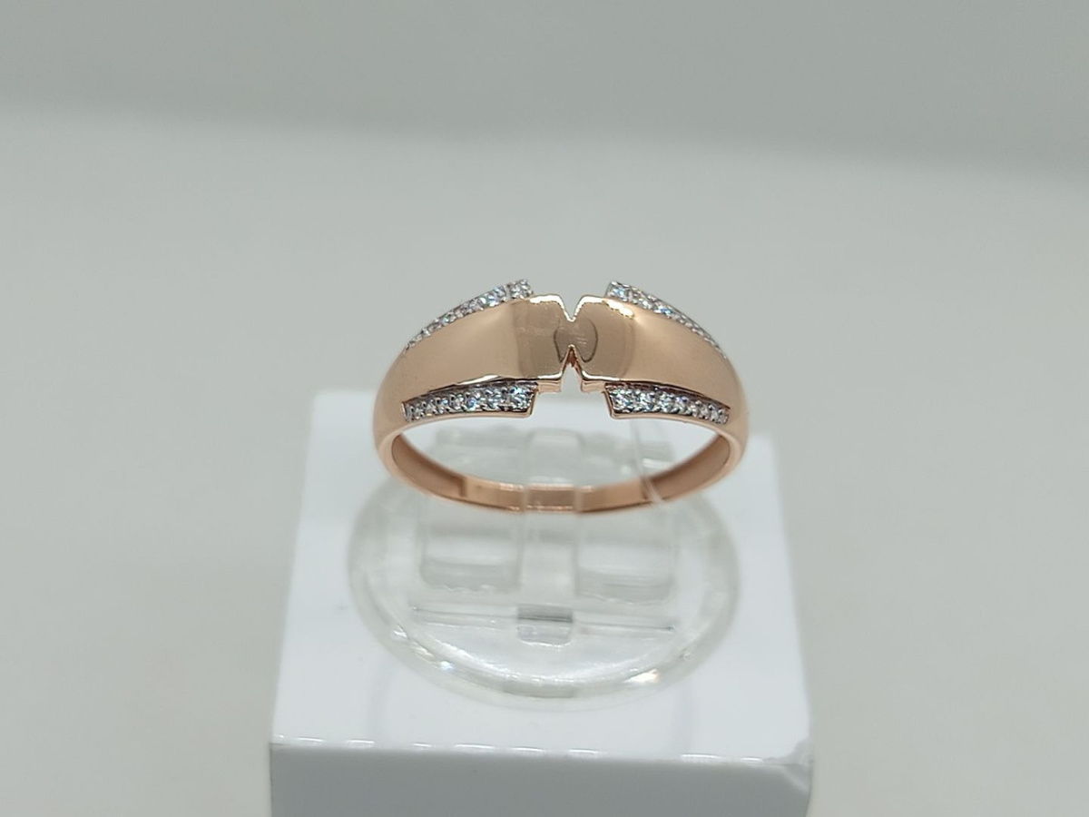 КОЛЬЦО С КАМНЯМИ (Au 585) КОЛЬЦО С КАМНЯМИ (Au 585)