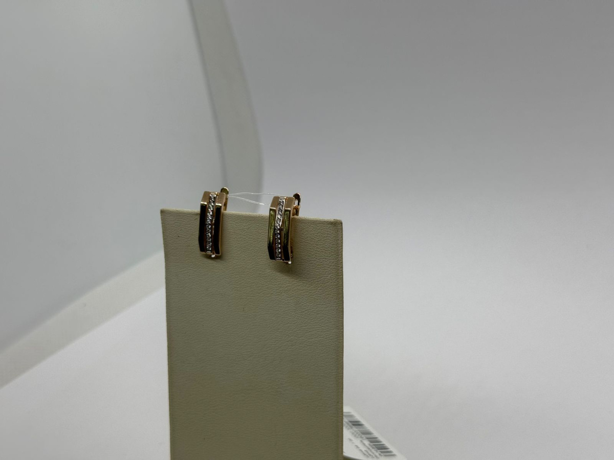 СЕРЬГИ С КАМНЯМИ (Au 585)