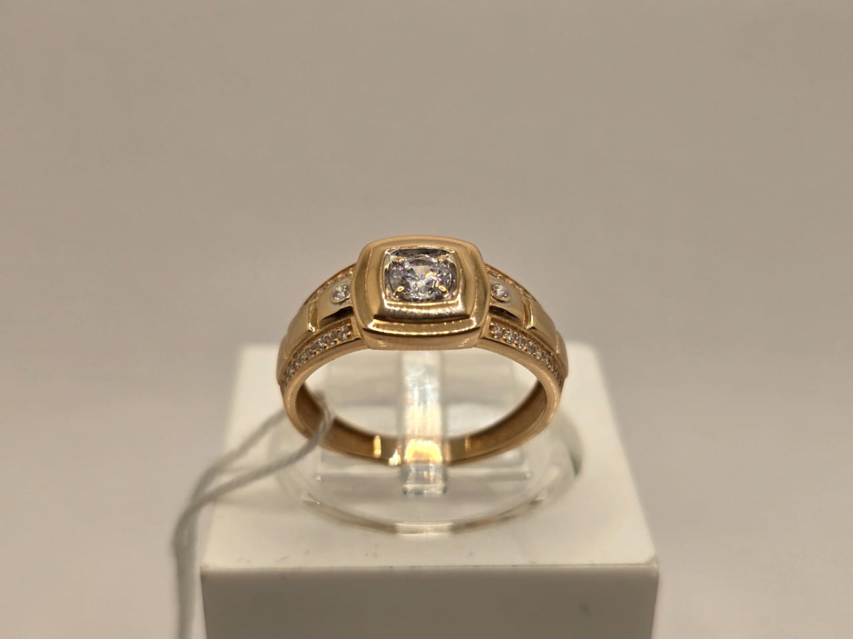 ПЕЧКМИ585 ПЕЧАТКА С КАМНЯМИ (Au 585)