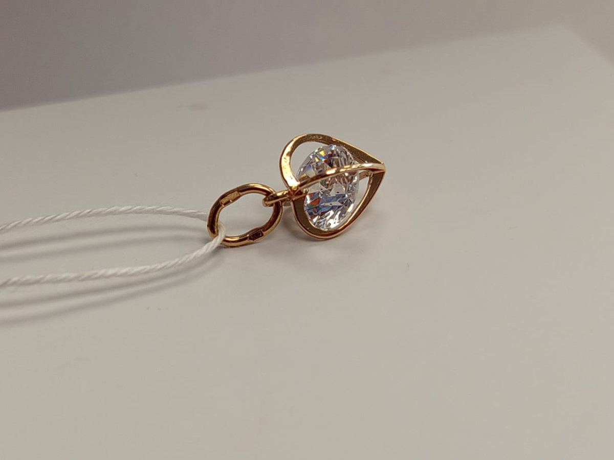 ПОДВЕСКА С КАМНЕМ (Au 585)