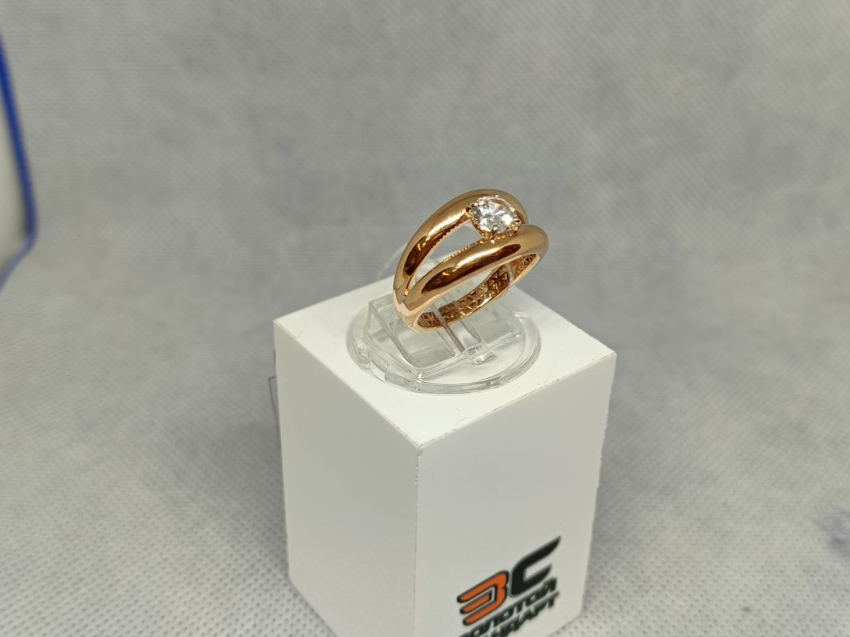 КОЛЬЦО С КАМНЕМ (Au 585)