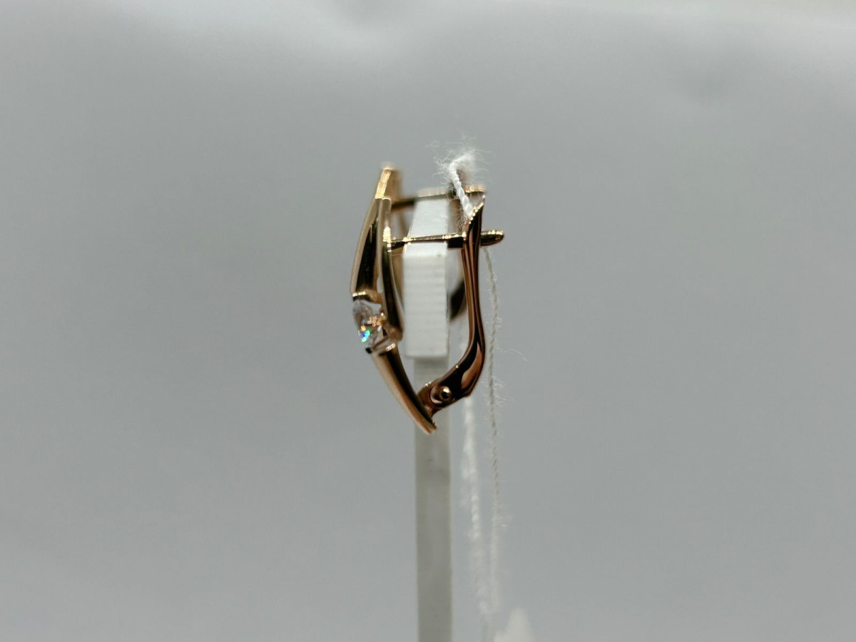СЕРЬГИ С КАМНЕМ (Au 585) СЕРЬГИ С КАМНЕМ (Au 585)