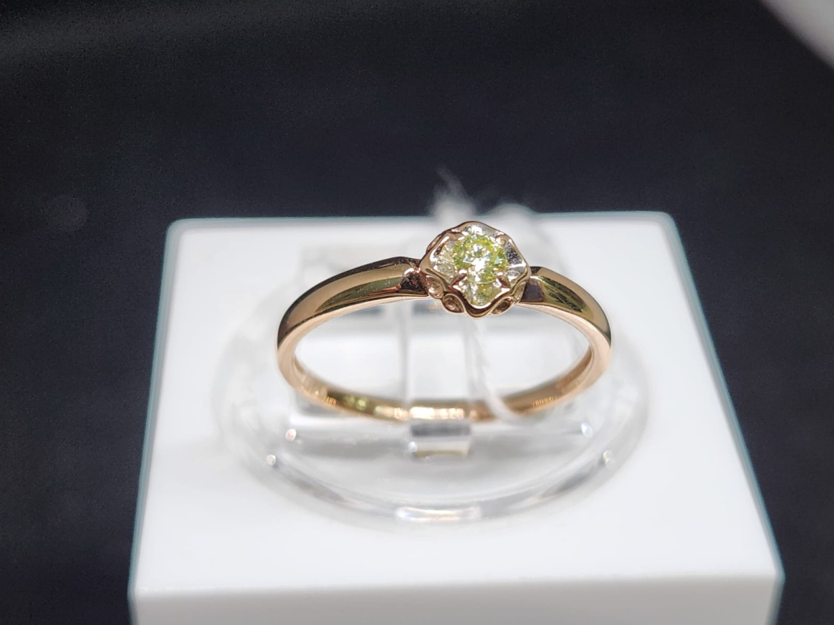 КОЛЬЦО БРИЛЛИАНТ Au 585