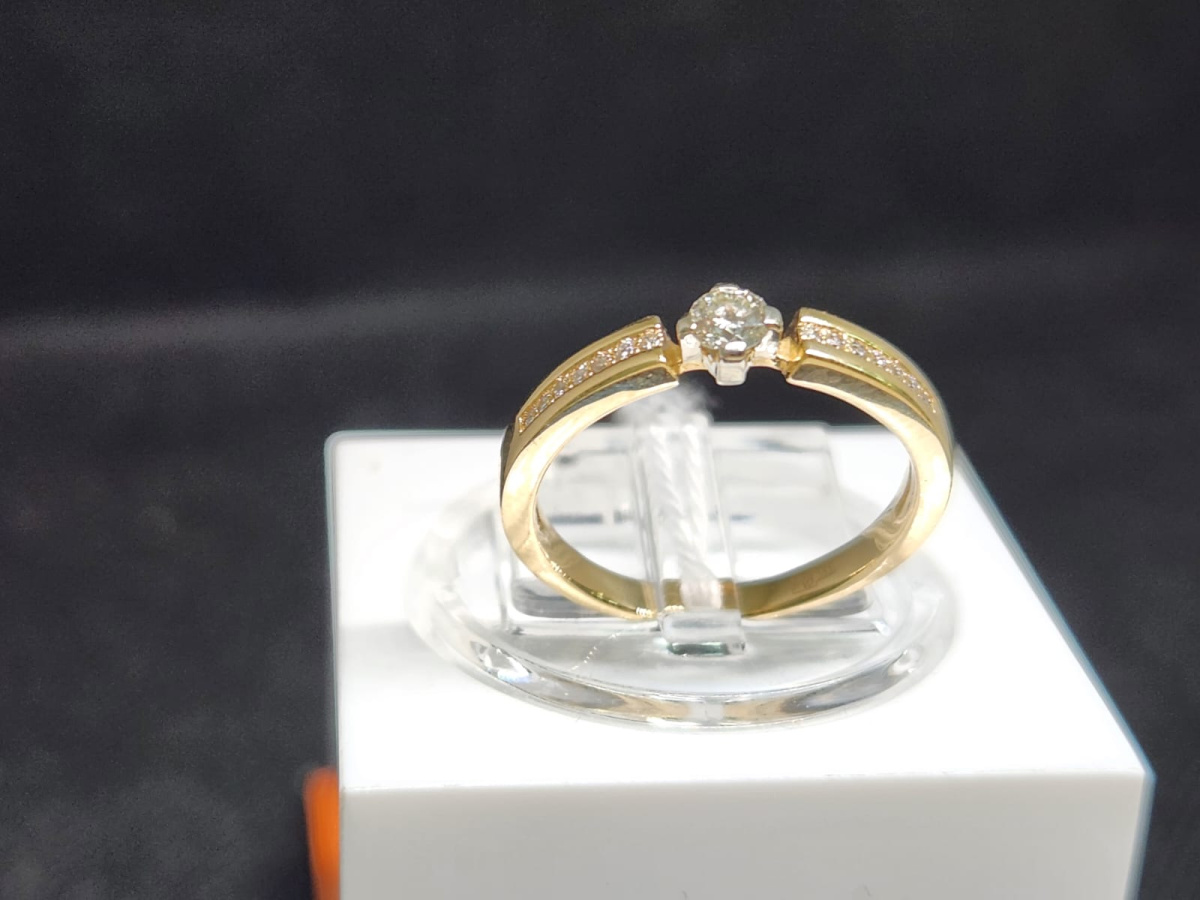 КОЛЬЦО БРИЛЛИАНТ Au 585