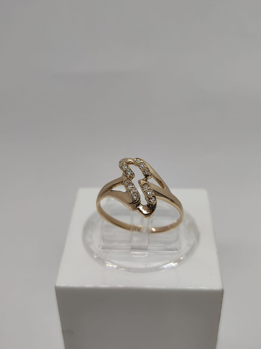 КОЛКМИ585 КОЛЬЦО С КАМНЯМИ (Au 585)