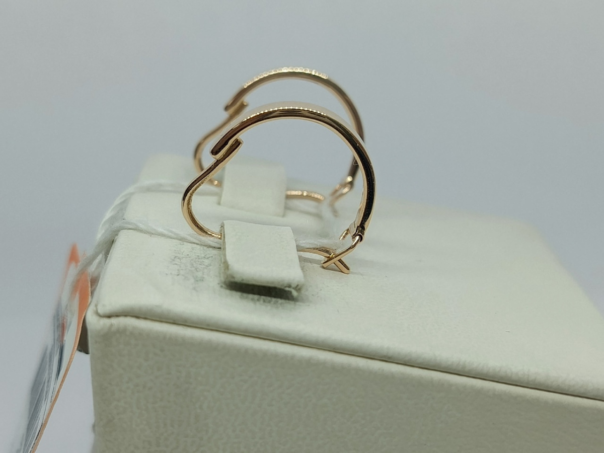 СЕРЬГИ БЕЗ КАМНЯ (Au 585)