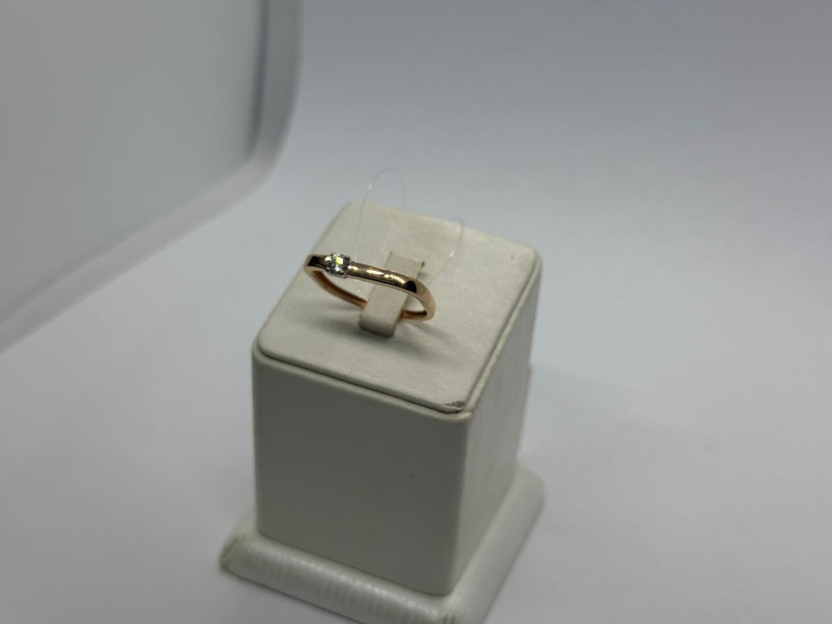 КОЛЬЦО С КАМНЕМ (Au 585)