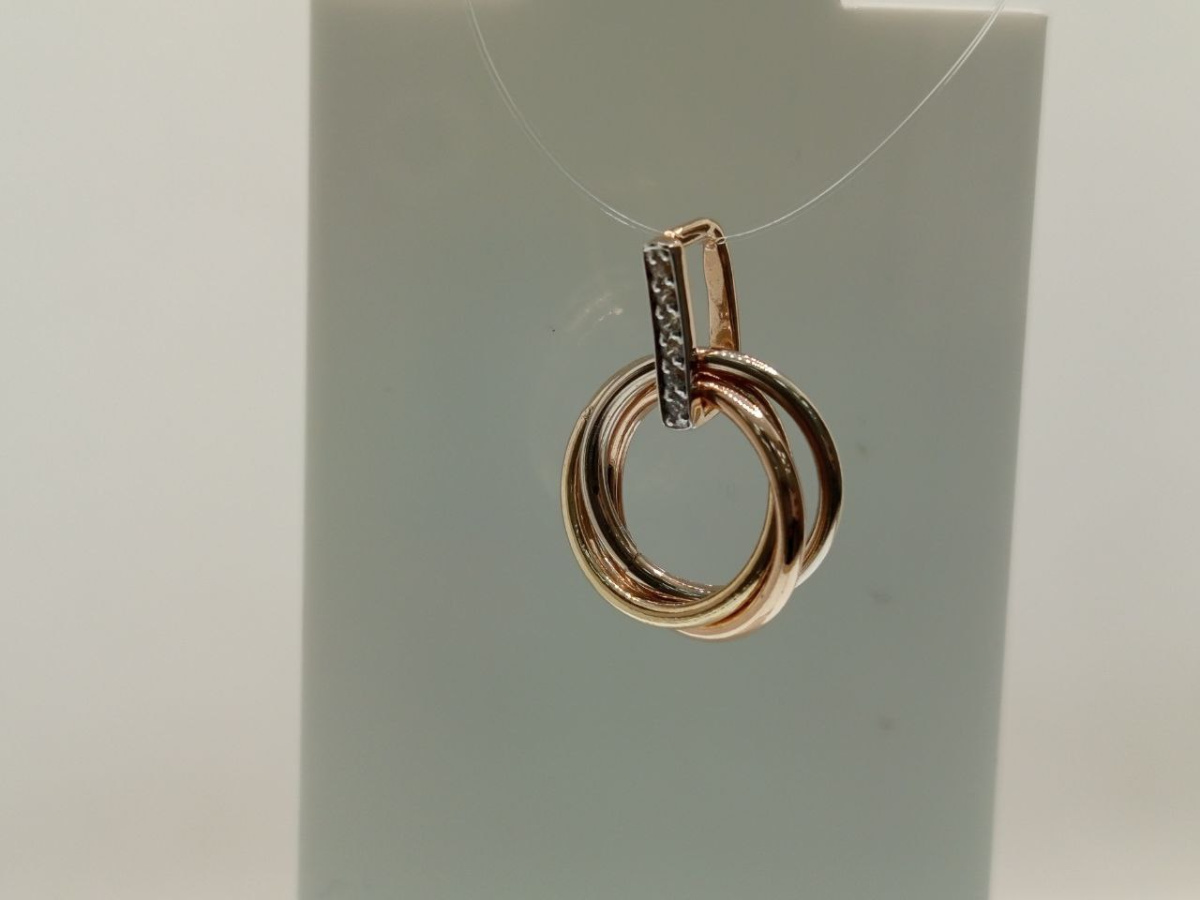 ПОДВЕСКА С КАМНЯМИ (Au 585)