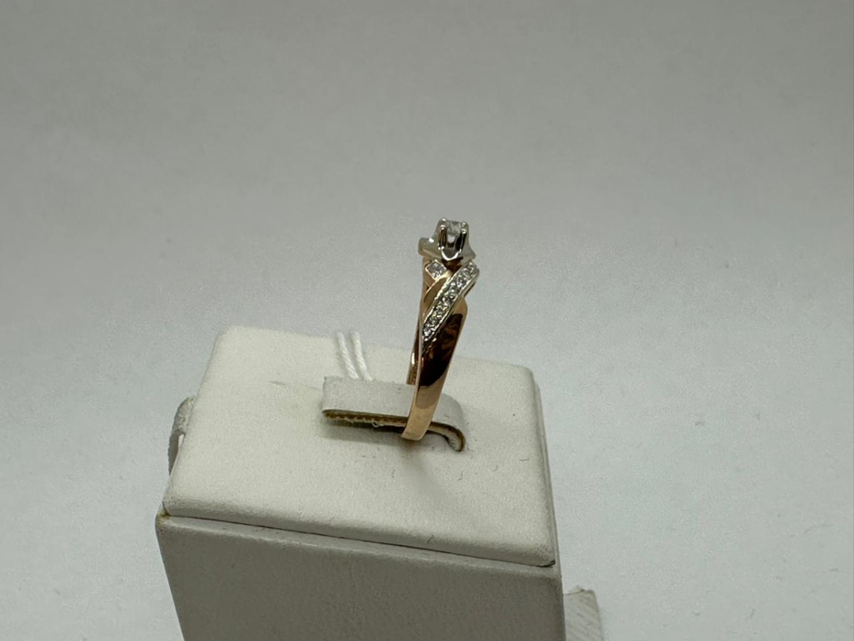 КОЛЬЦО БРИЛЛИАНТ Au 585