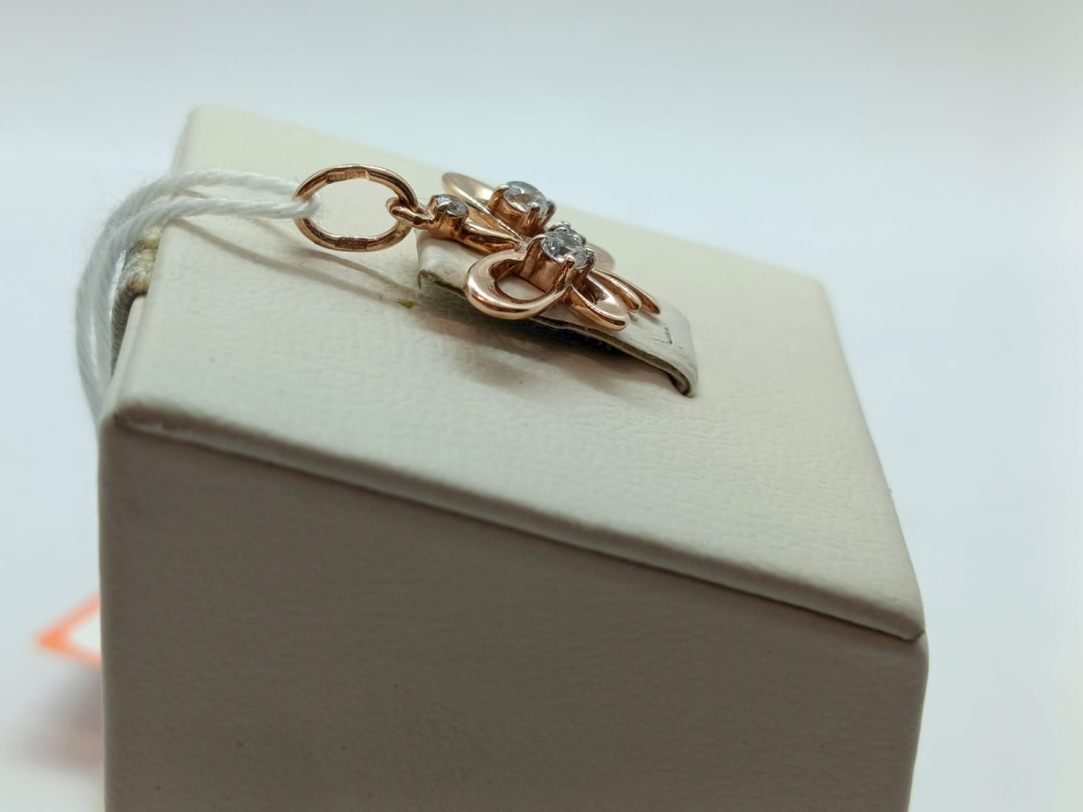 ПОДКМИ585 ПОДВЕСКА С КАМНЯМИ (Au 585)