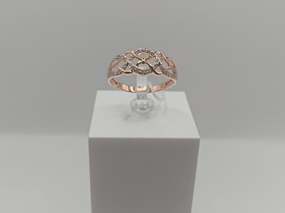 КОЛКМИ585 КОЛЬЦО С КАМНЯМИ (Au 585)