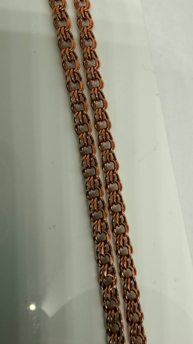 ЦЕПЬ ПУСТОТЕЛАЯ Бисмарк (Au 585)