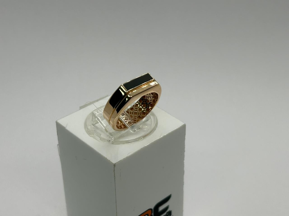 КОЛЬЦО ПЕЧАТКА с камнем (Au 585)