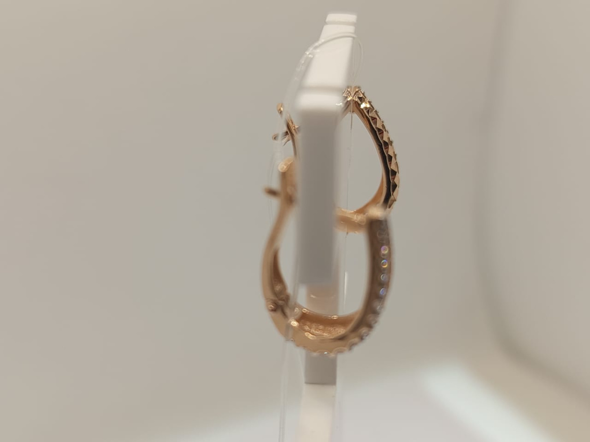 СЕРЬГИ С КАМНЯМИ (Au 585)