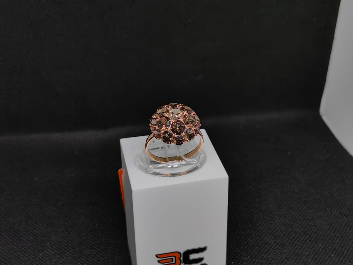 КОЛЬЦО С КАМНЯМИ (Au 585)