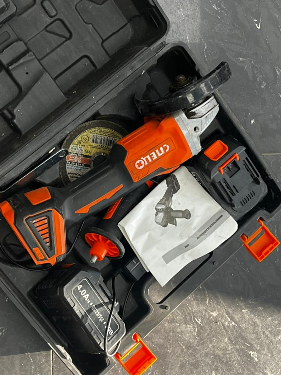 Угловая шлифмашина Спец 125-БШУ-18Ли/Б