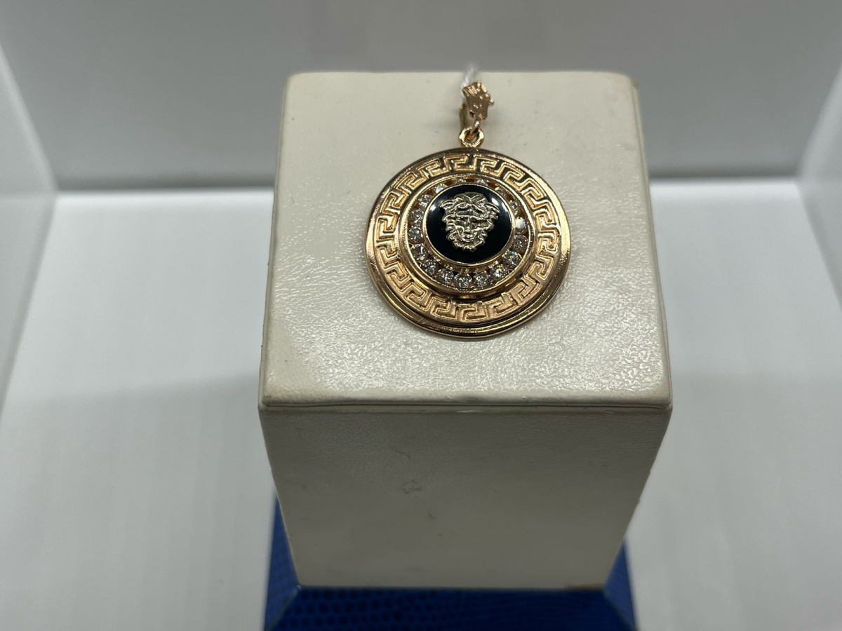 ПОДКМИ585 ПОДВЕСКА С КАМНЯМИ (Au 585)