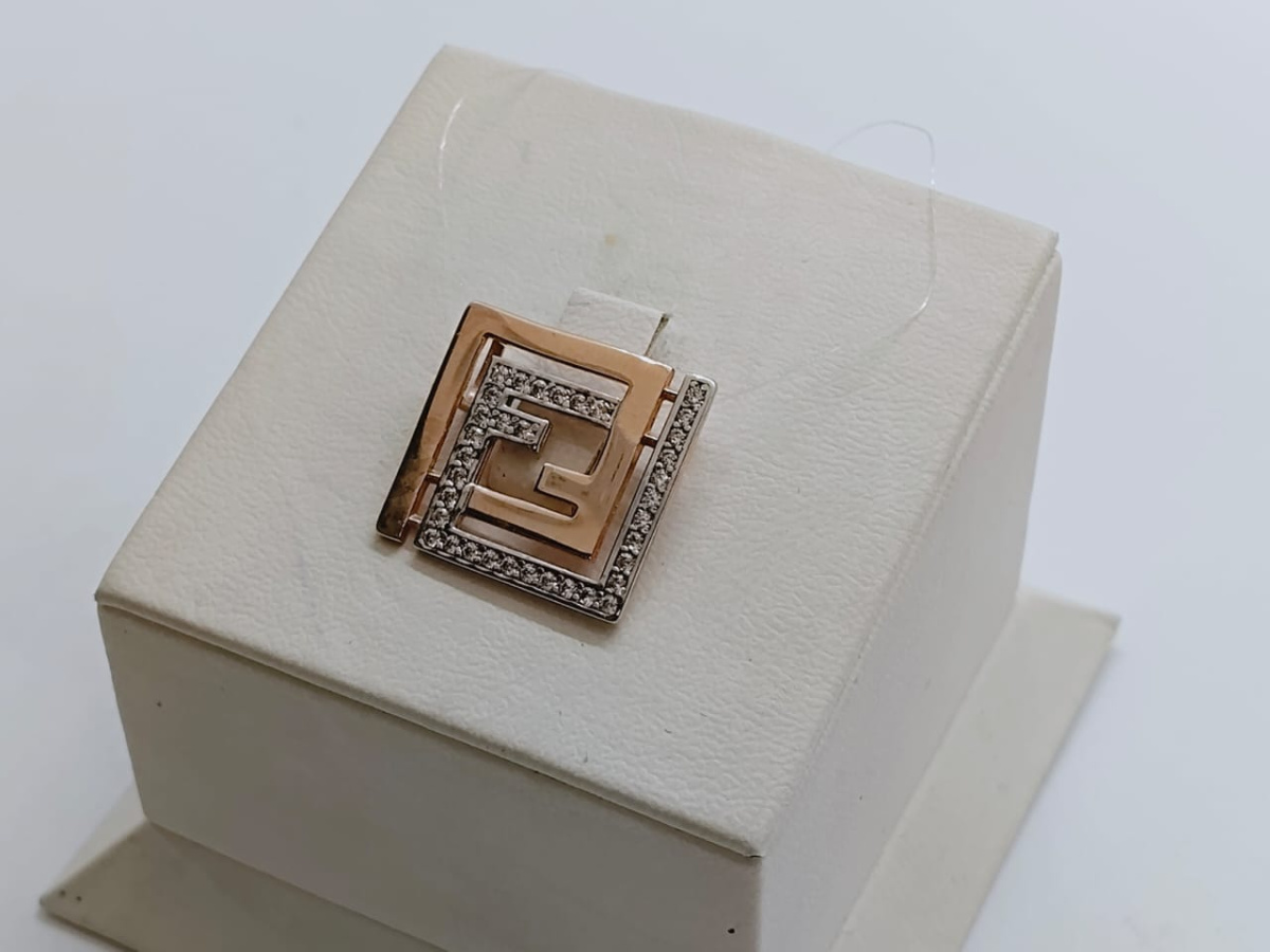 ПОДВЕСКА С КАМНЯМИ (Au 585)