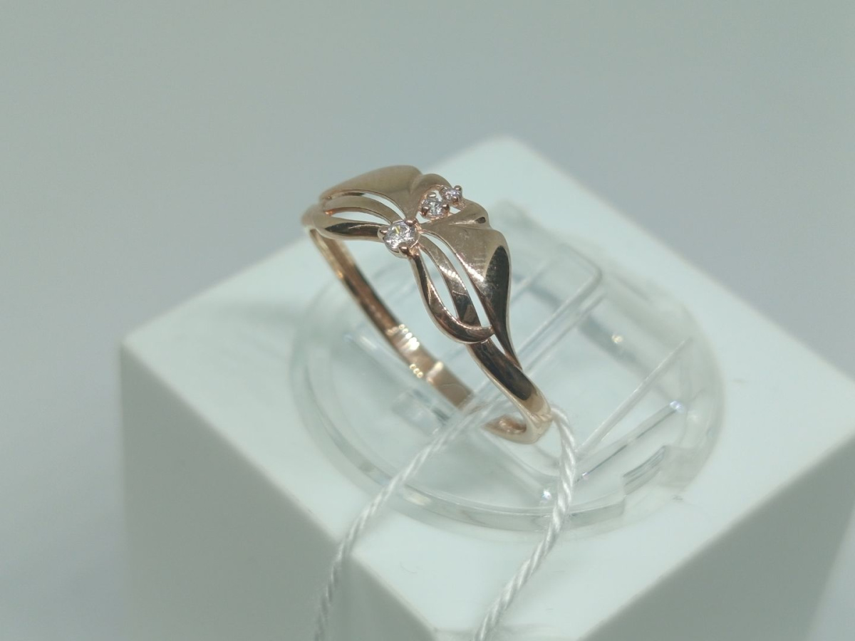 КОЛКМИ585 КОЛЬЦО С КАМНЯМИ (Au 585)
