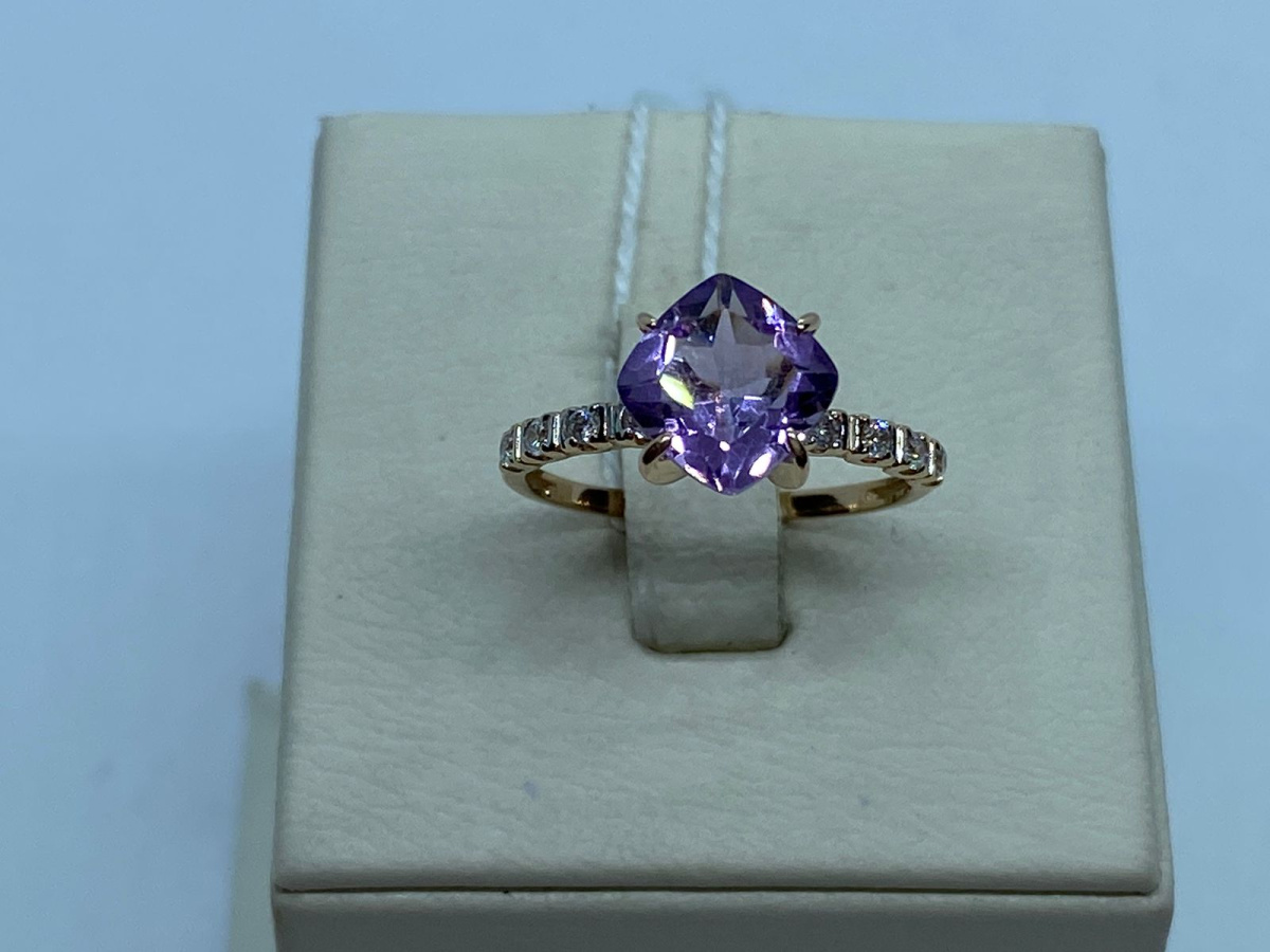 КОЛКМИ585 КОЛЬЦО С КАМНЯМИ (Au 585) КОЛКМИ585 КОЛЬЦО С КАМНЯМИ (Au 585)