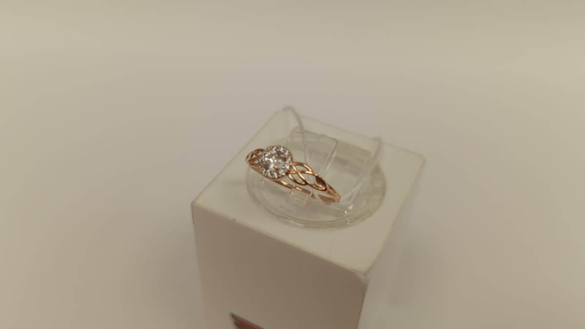 КОЛКМИ585 КОЛЬЦО С КАМНЯМИ (Au 585)