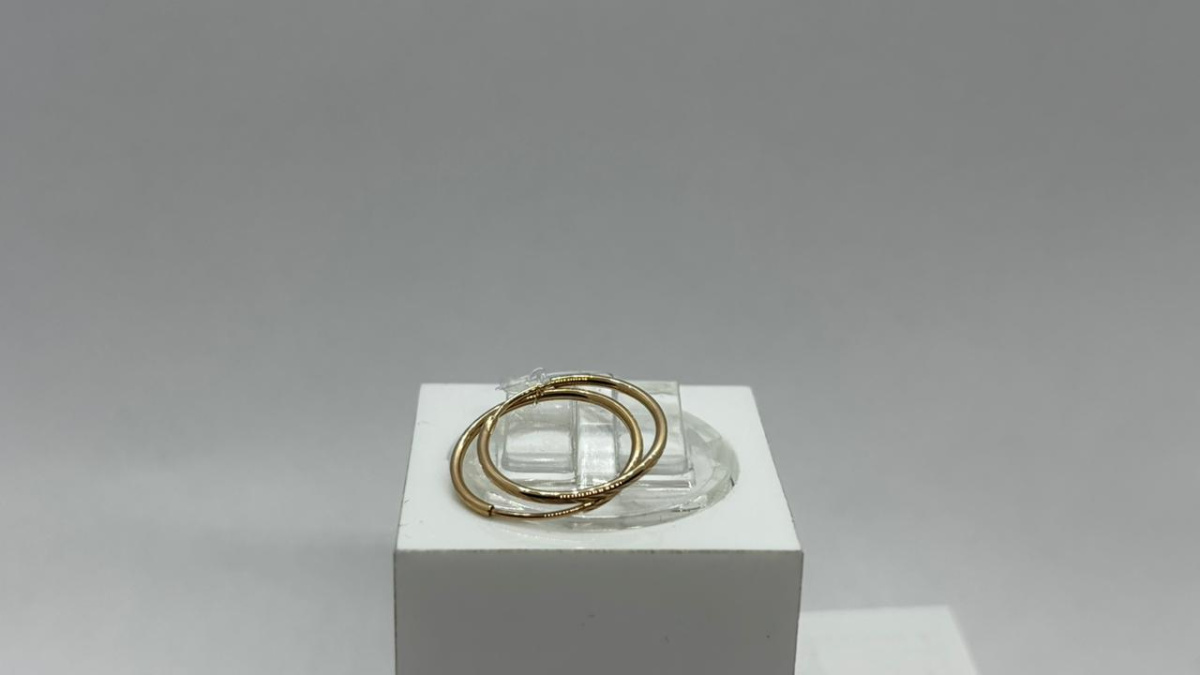 СЕРЬГИ КОНГО без камня (Au 585)