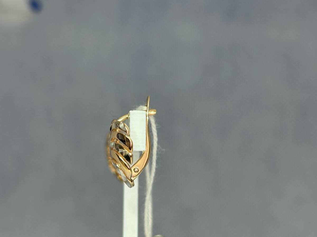 СЕРЬГИ БЕЗ КАМНЯ (Au 585)