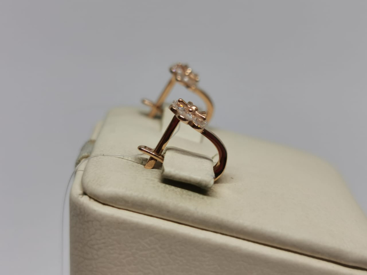 СЕРЬГИ С КАМНЯМИ (Au 585)