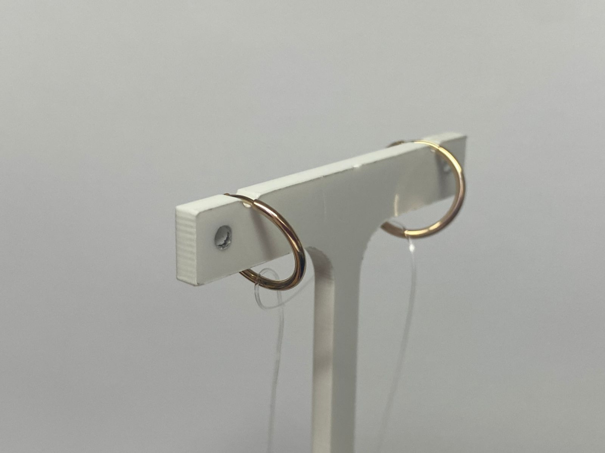 СЕРЬГИ КОНГО без камня (Au 585)