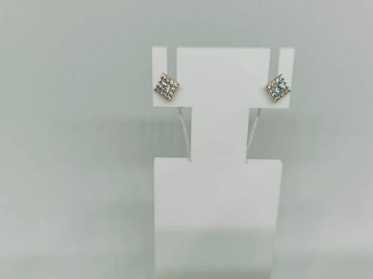 СПУС585 СЕРЬГИ ПУСЕТЫ (Au 585)