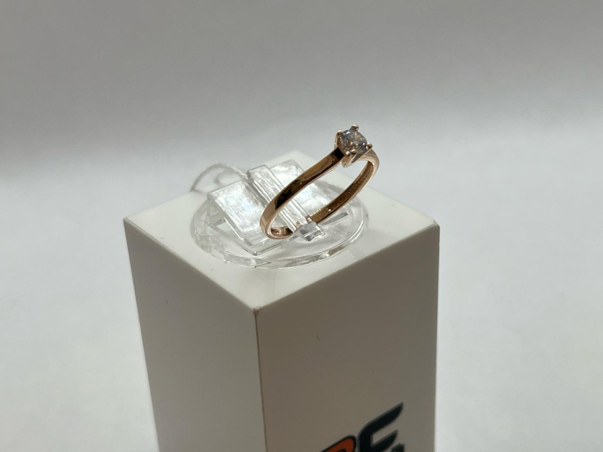 КОЛКМ585 КОЛЬЦО С КАМНЕМ (Au 585)