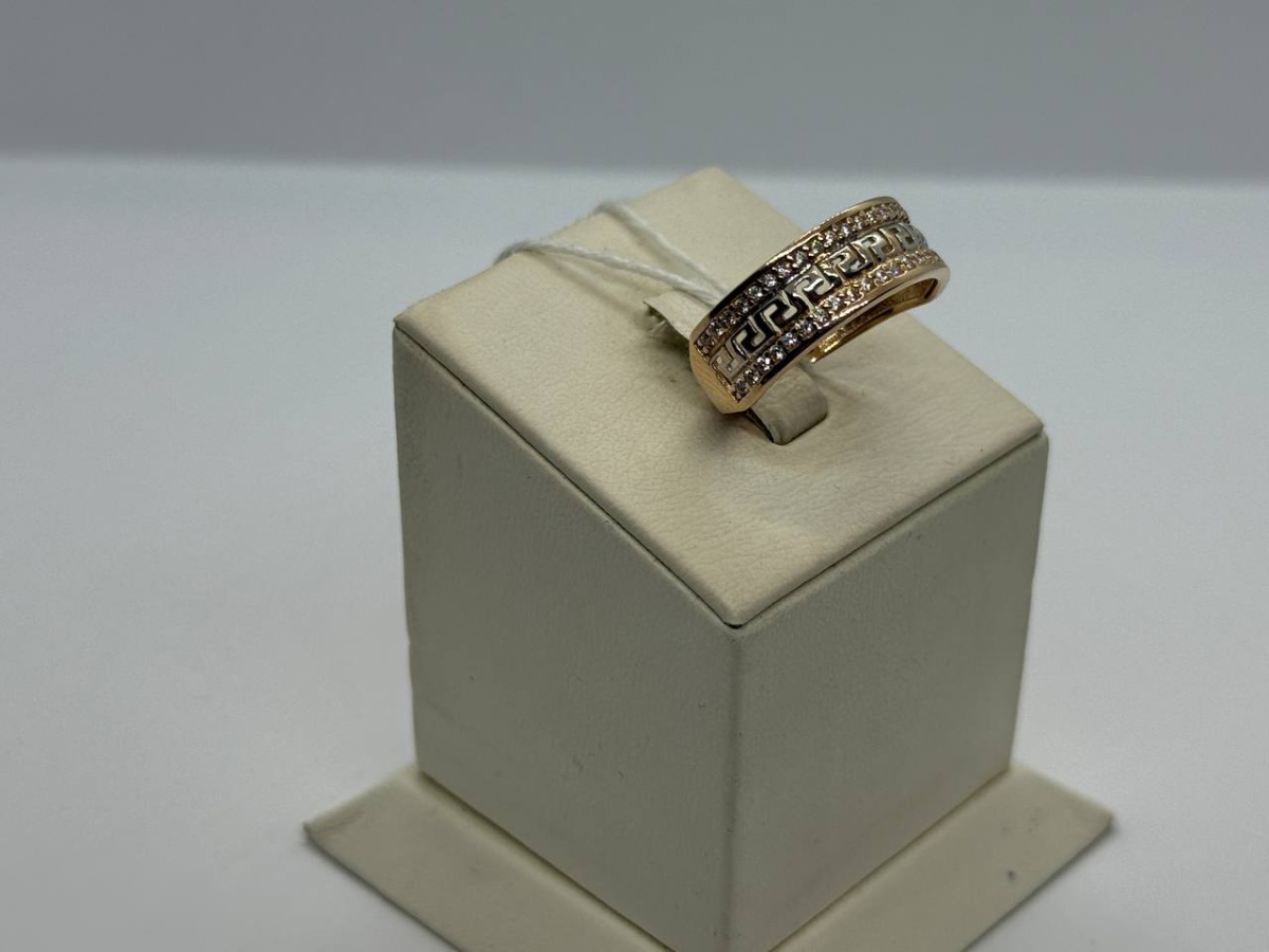 КОЛКМИ585 КОЛЬЦО С КАМНЯМИ (Au 585)