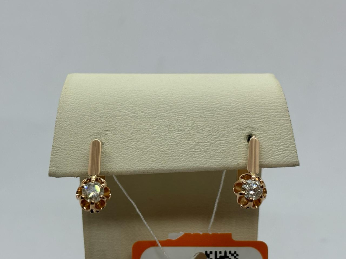 СЕРЬГИ БРИЛЛИАНТ Au 583