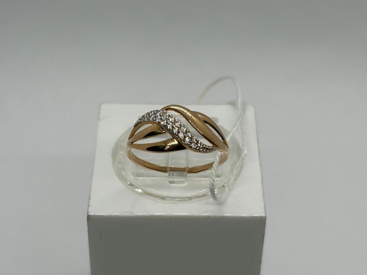 КОЛКМИ585 КОЛЬЦО С КАМНЯМИ (Au 585)