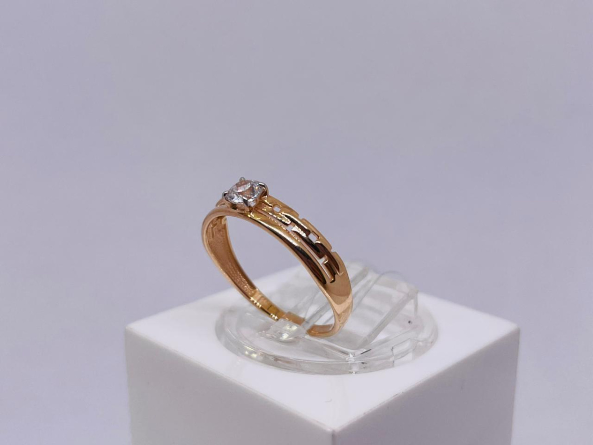 КОЛЬЦО С КАМНЕМ (Au 585)