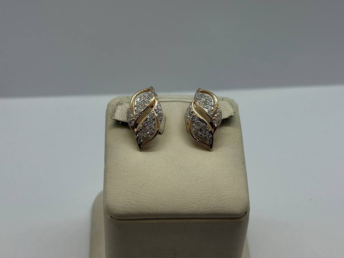 СЕРЬГИ С КАМНЯМИ (Au 585)