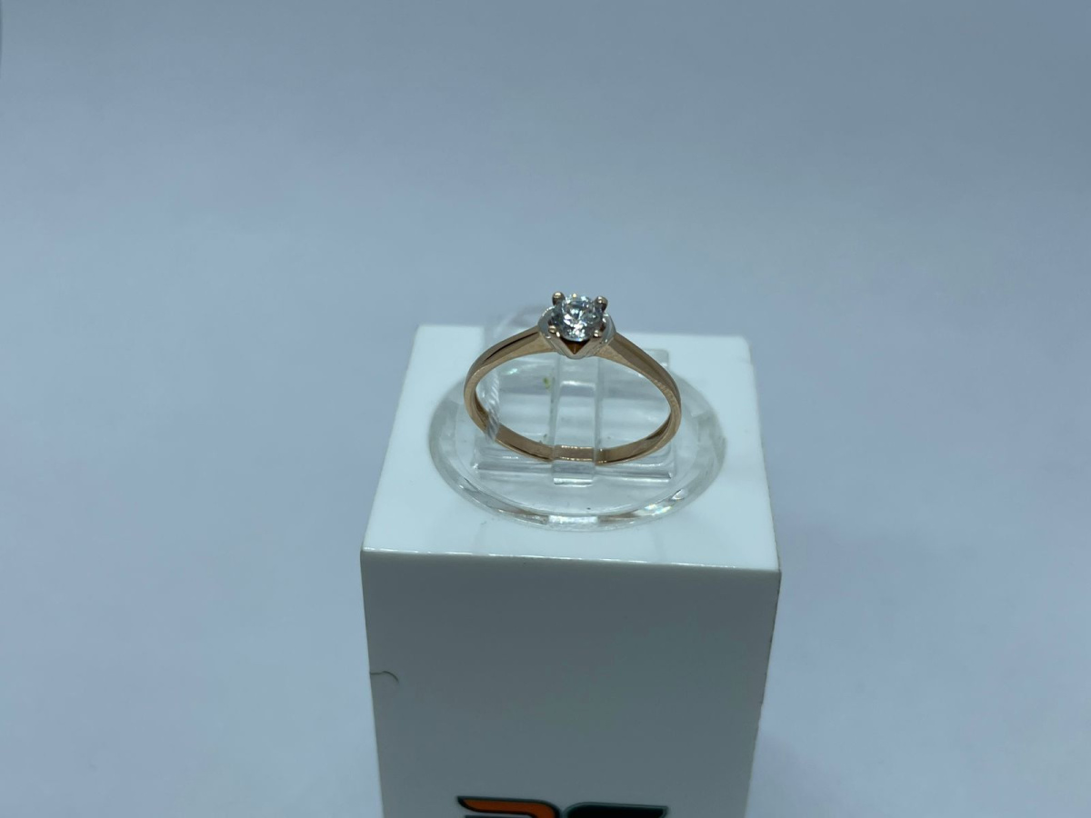 КОЛЬЦО С КАМНЕМ (Au 585)