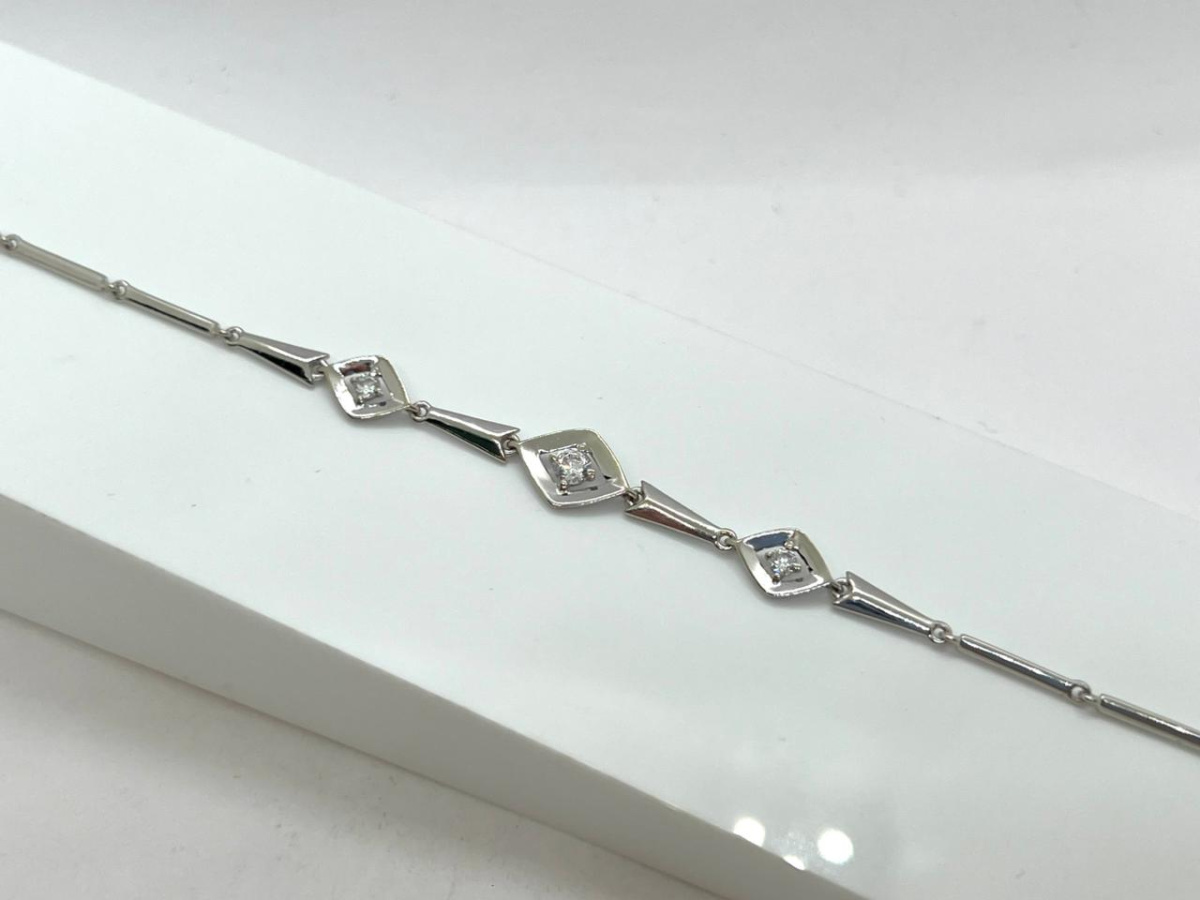 БРАСЛЕТ С КАМНЯМИ (Au 585)