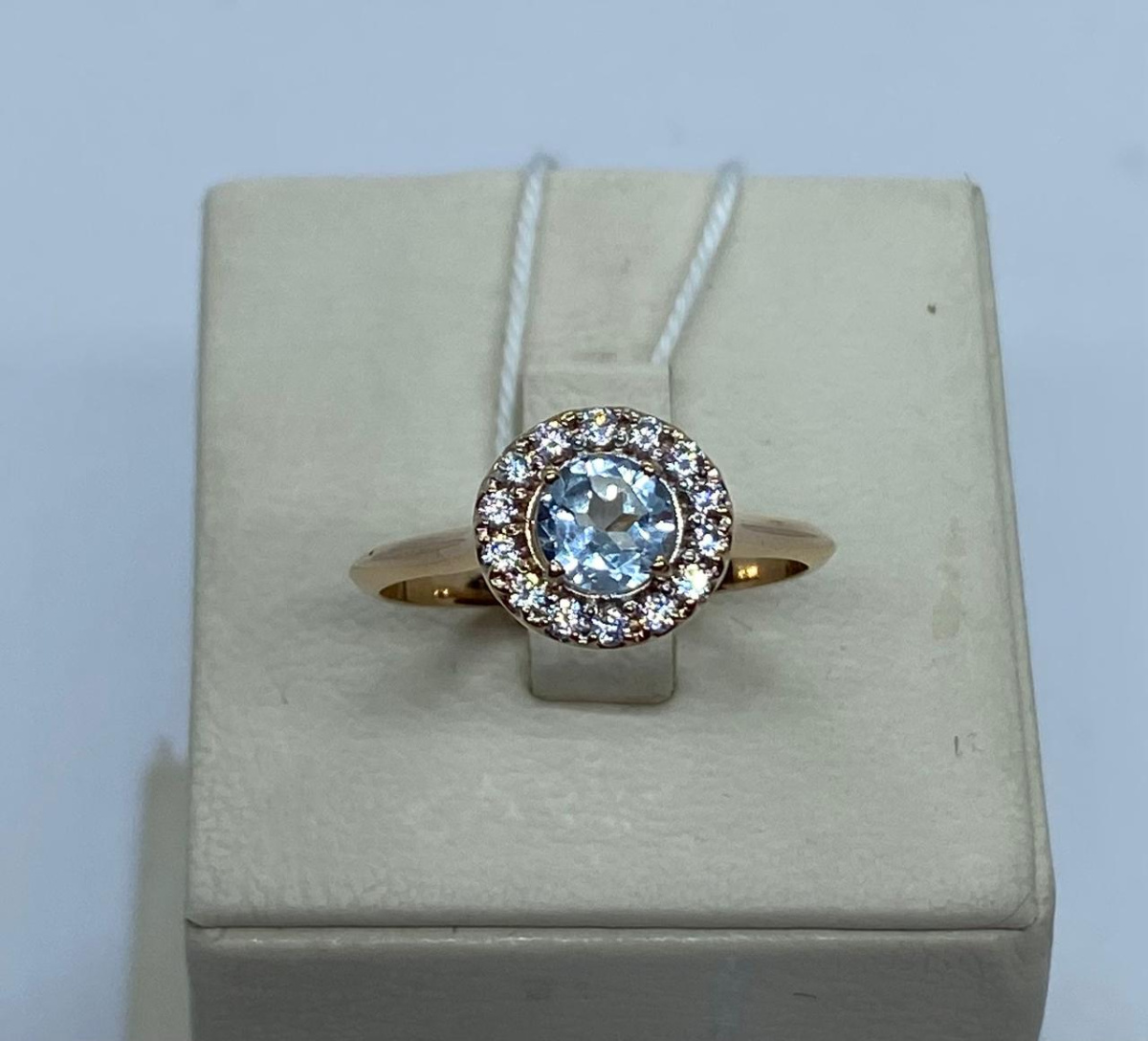 КОЛКМИ585 КОЛЬЦО С КАМНЯМИ (Au 585)