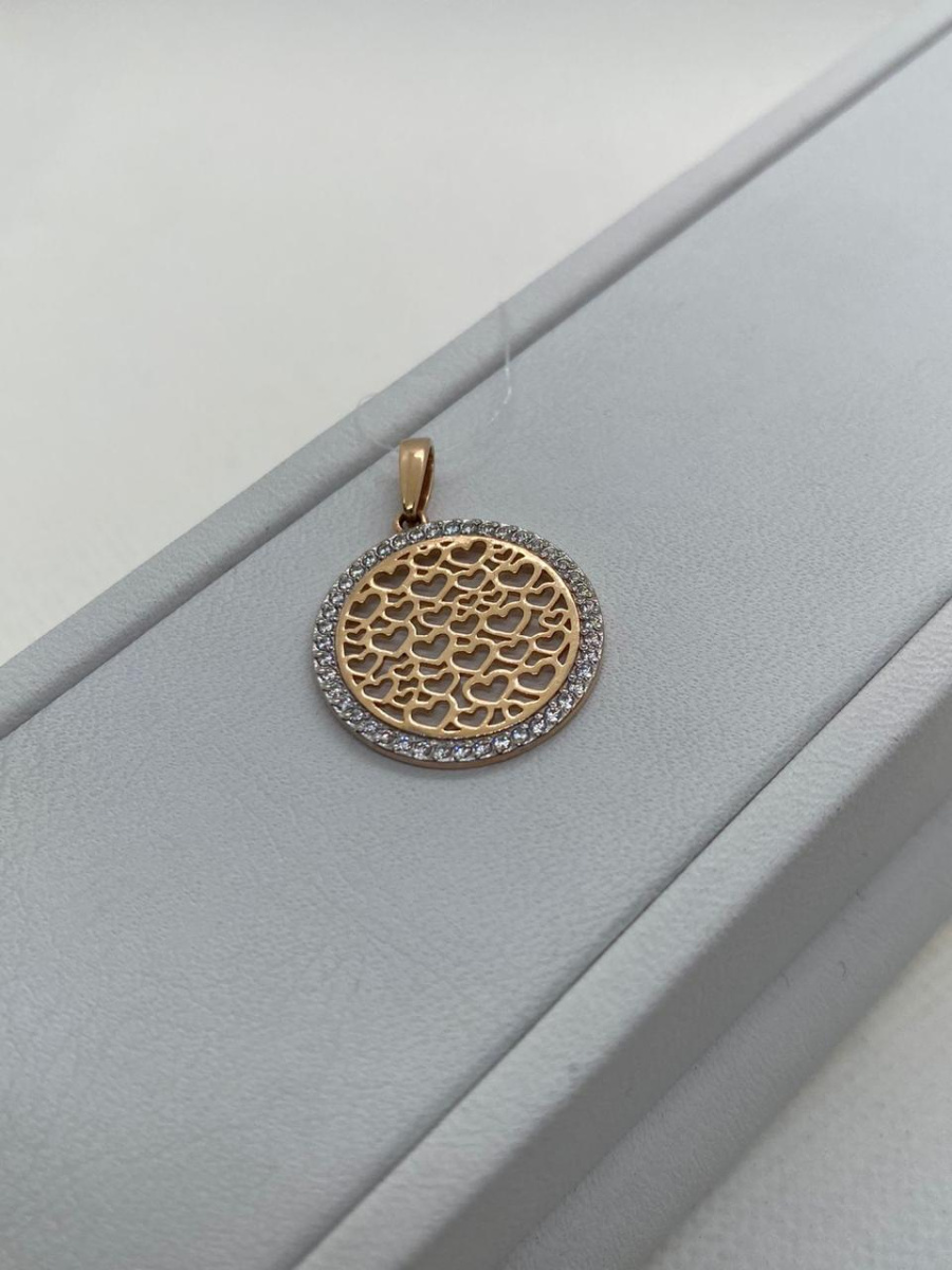 ПОДВЕСКА С КАМНЯМИ (Au 585)