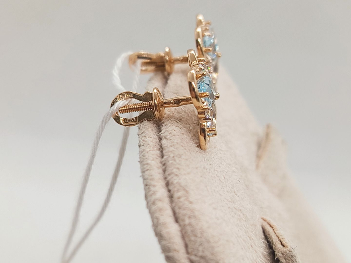 СЕРЬГИ ПУСЕТЫ (Au 585)