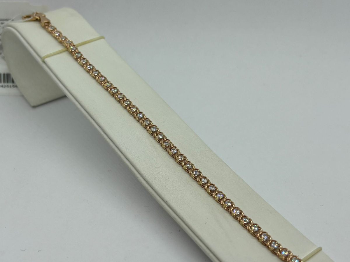 БРАСЛЕТ С КАМНЯМИ (Au 585)