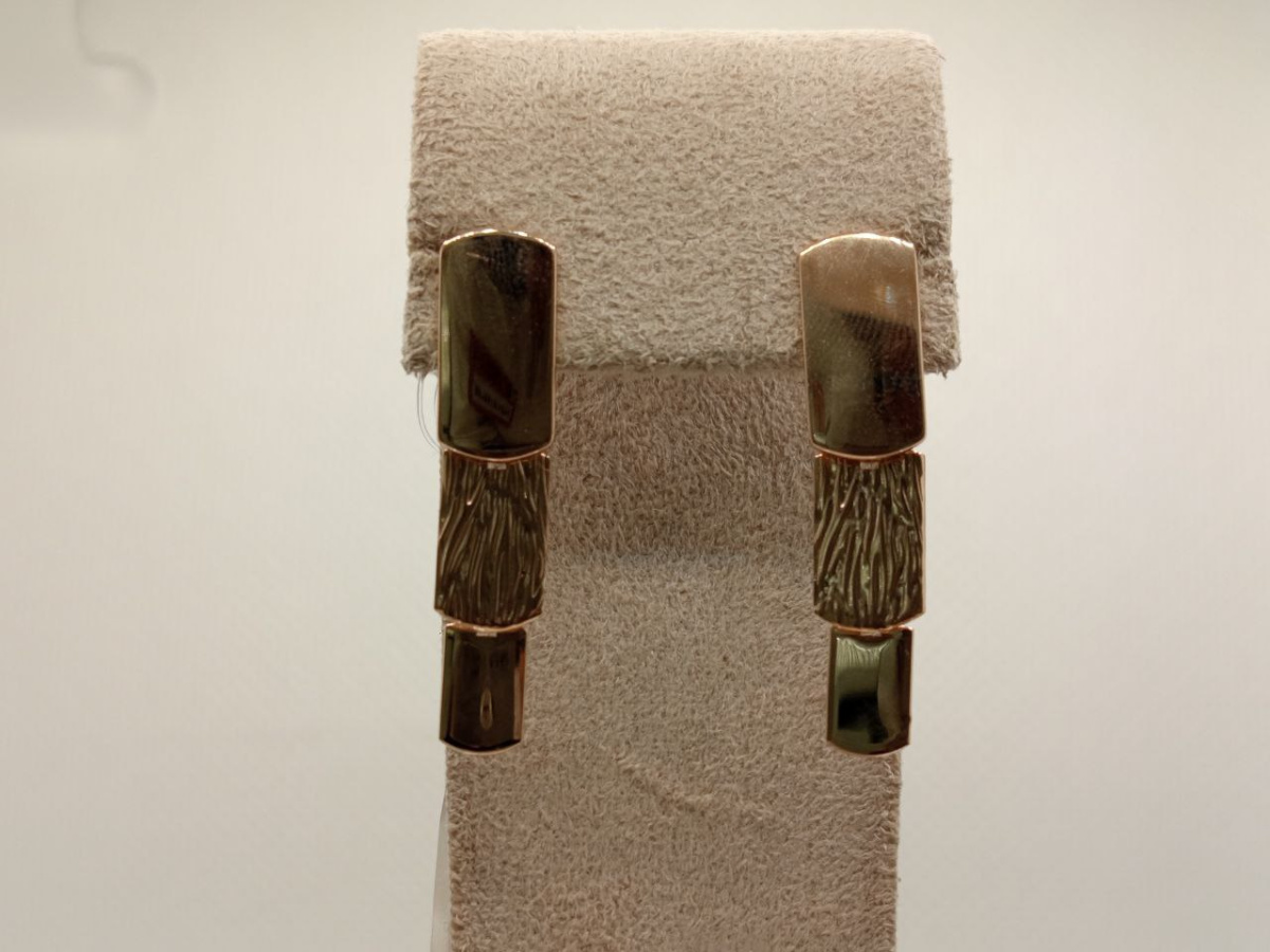 СЕРЬГИ БЕЗ КАМНЯ (Au 585)