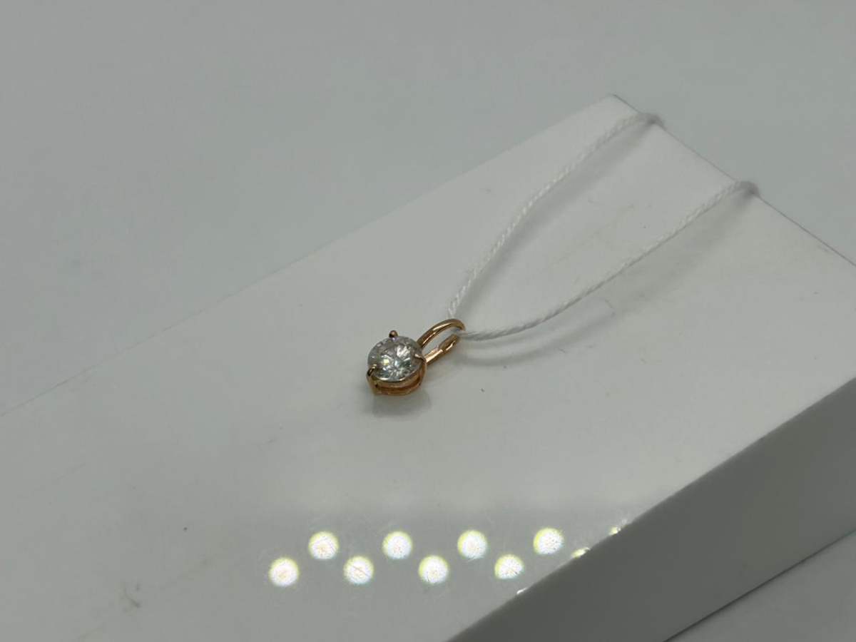 ПОДКМ375 ПОДВЕСКА С КАМНЕМ (Au 375)