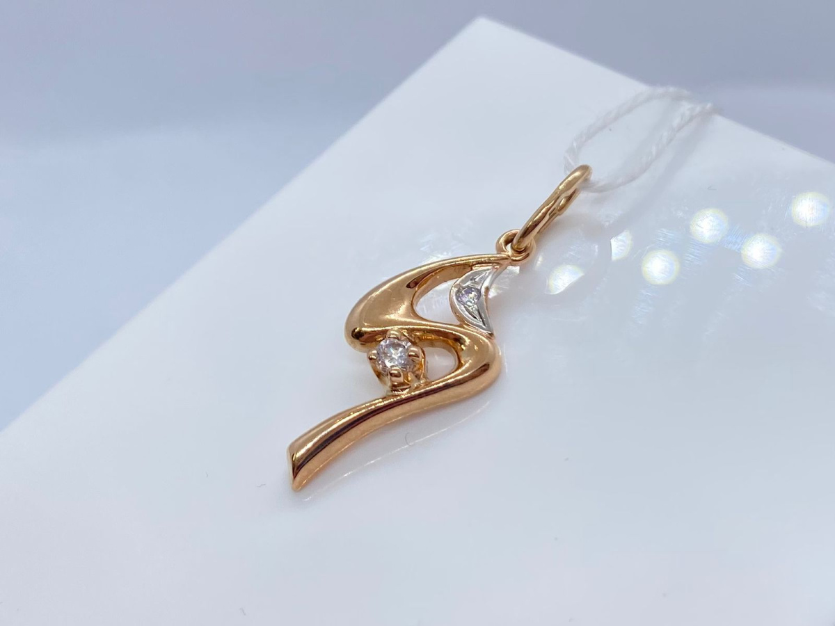 ПОДВЕСКА С КАМНЯМИ (Au 585)