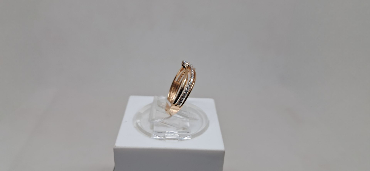 КОЛКМИ585 КОЛЬЦО С КАМНЯМИ (Au 585)